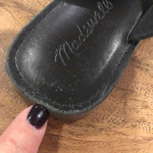 Madewell The Boardwalk Chunky Thong Sandal Black 5 - Picture 4 of 7